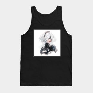 2B Yorha Nier Automata Graphic Tank Top